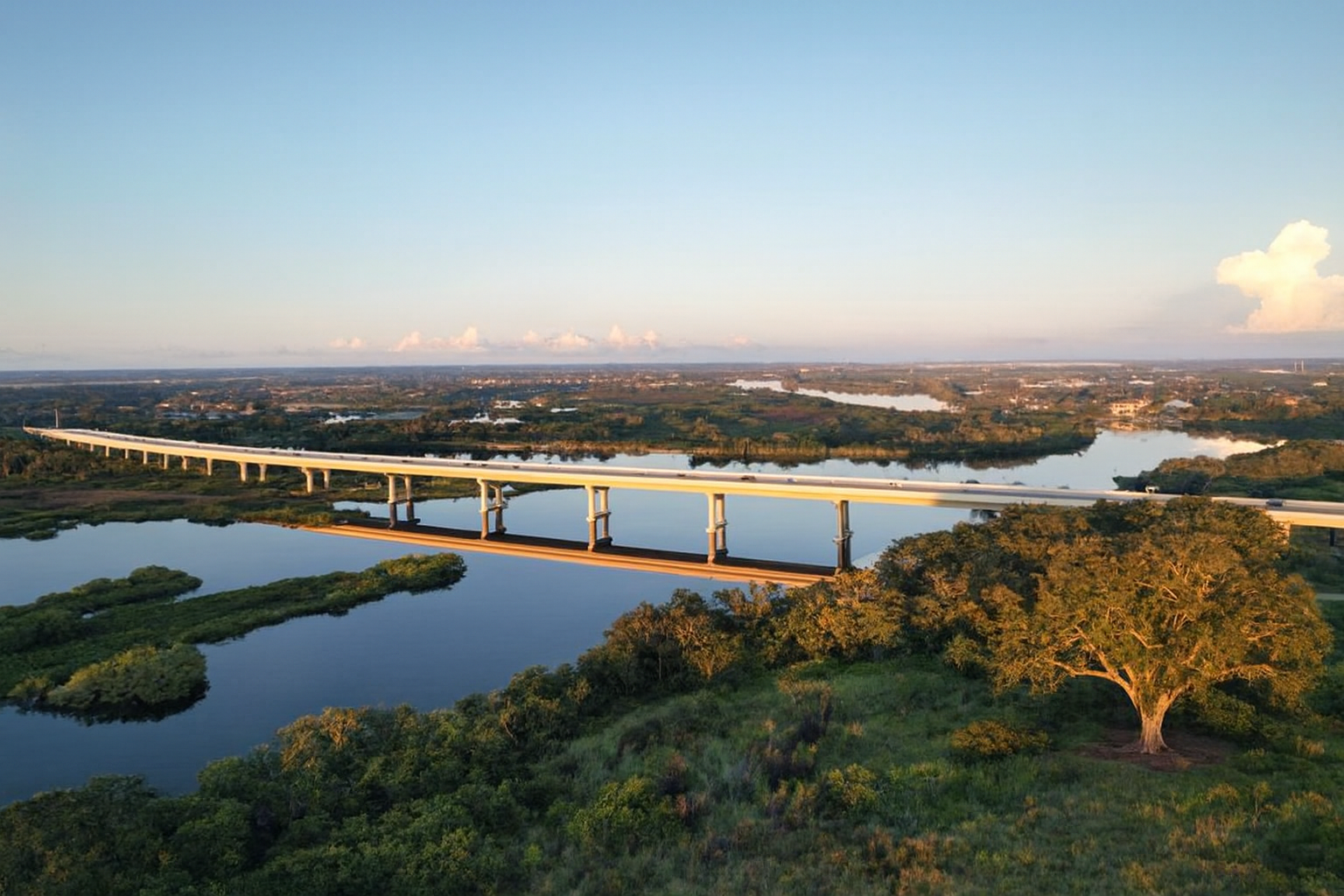 Ft Hamer Bridge near Parrish Florida over the Manatee River